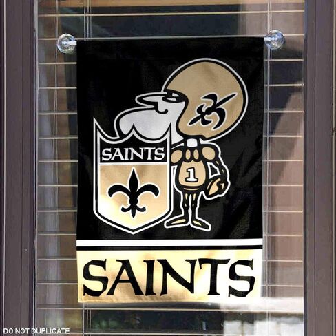 New Orleans Saints Sir Saint Decorative Yard Garden Flag in Saudi Arabia