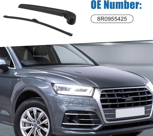 Rear Windshield Wiper Blade 8R0955425 13" Car Back Glass Wiper Replacement for Audi SQ5 2014-2017 Rubber Plastic (Set of 2) in Saudi Arabia