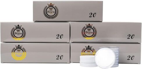 حاملات عملات Boen 100 قطعة 46 مم 25 كبسولات عملات معدنية بأحجام متنوعة (20 قطعة × 5 عبوات) حاملات عملات معدنية 16-40 مم حشوات إسفنجية مع علبة عملات معدنية لجمع العملات المعدنية. in Kuwait