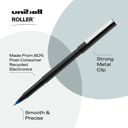 uni-ball Roller Pens, Micro Point (0.5mm), Black, 72 Count in Saudi Arabia