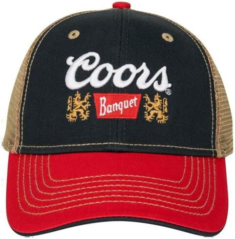 قبعة Coors Banquet Classic ذات الشعار الأزرق الداكن الشبكي in Kuwait