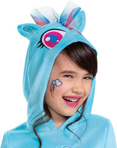 Disguise Girls Rainbow Dash Hooded Jumpsuit CostumeCostume in Saudi Arabia