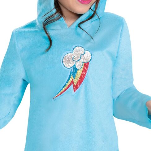 Disguise Girls Rainbow Dash Hooded Jumpsuit CostumeCostume in Saudi Arabia