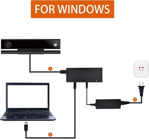 Kinect Adapter for Xbox One S,Xbox One X and Windows 8/8.1/10 in Saudi Arabia