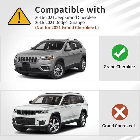 OEDRO Floor Mats Set for 2016-2021 Jeep Grand Cherokee / 2022 Jeep Grand Cherokee WK, Custom Fit Black TPE All Weather Front & Rear Row Trunk Liners Car Floor Mats Set in Saudi Arabia