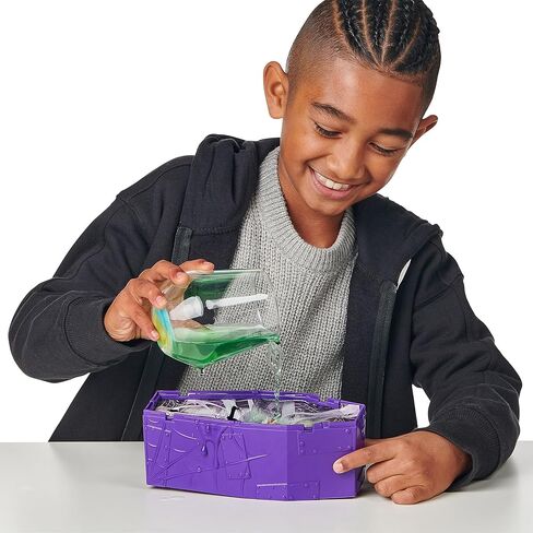 لعبة فتح علبة واحدة من TREASURE X Monsters Gold مع السلايم ومركب شبكة العنكبوت 13 مستوى من المغامرة، هل ستجد كنزًا ذهبيًا حقيقيًا in Kuwait