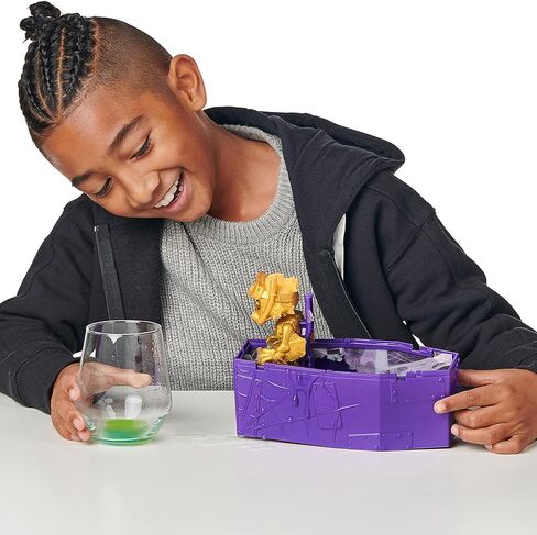 لعبة فتح علبة واحدة من TREASURE X Monsters Gold مع السلايم ومركب شبكة العنكبوت 13 مستوى من المغامرة، هل ستجد كنزًا ذهبيًا حقيقيًا in Kuwait