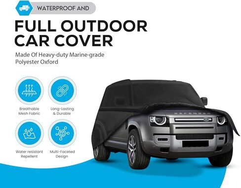 غطاء سيارة خارجي مقاوم للماء لسيارة Land Rover Defender 110 يحمي من الأشعة فوق البنفسجية L663 in Kuwait