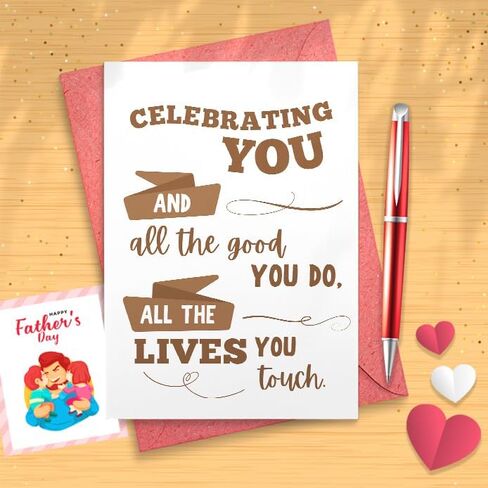 Father's Day Card For Dad, Stepdad, Grandpa, Husband (Celebrating You)) [01882] in Saudi Arabia