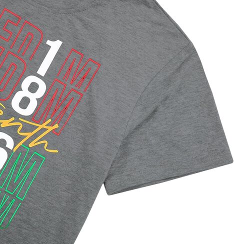 Juneteenth Shirts Black History Tshirts：Women Freedom Since 1865 Rainbow Graphic Tees Casual Short Sleeve Tops in Saudi Arabia