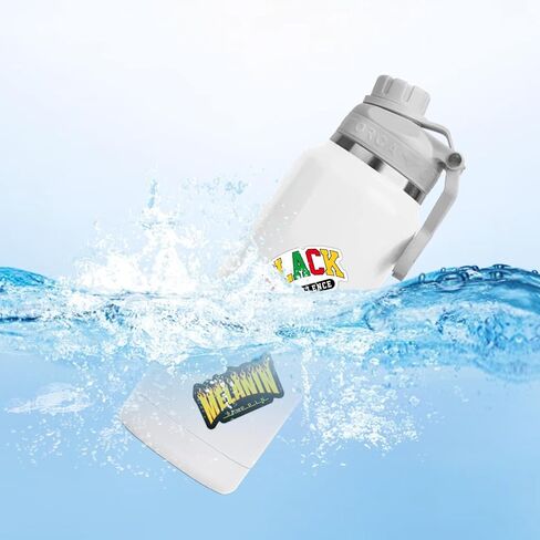 50 قطعة من ملصقات الميلانين بأنماط مغني البوب ​​الأسود ملصقات سحرية للفتاة السوداء ملصقات فينيل مقاومة للماء لزجاجات المياه والأمتعة والكمبيوتر المحمول وهاتف السيارة للمراهقين والبالغين in Kuwait