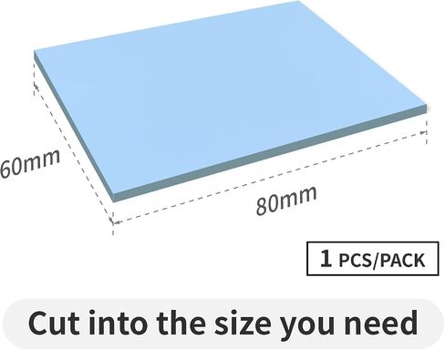 Technology IG-A6250 High Performance Thermal Pad-60-80-2.0 - Thermal Conductivity 5.0 W/mK - for IC SSD CPU GPU Heat Sink LED Chipset Cooling in Saudi Arabia