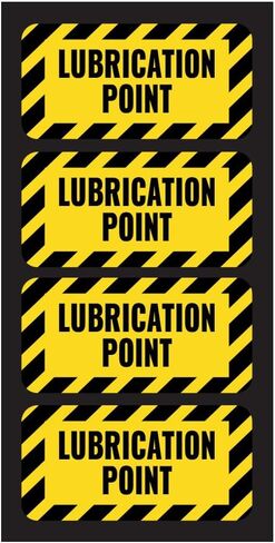 Pinch Point Stickers (Small) | Pinch Point Warning Sticker| Safety Label | Powered Machinery and Equipment - Heavy-Duty, Ultra Durable – USA Made (2x1 inch), 4 Labels in Saudi Arabia