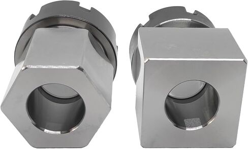 ER40 Square Collet Block, ER40 Square Collet Holder, ER40 Square Collet Chucks Block, 0.005 mm Accuracy Carbon Steel Workholding Holder for CNC Lathe Engraving Machine in Saudi Arabia