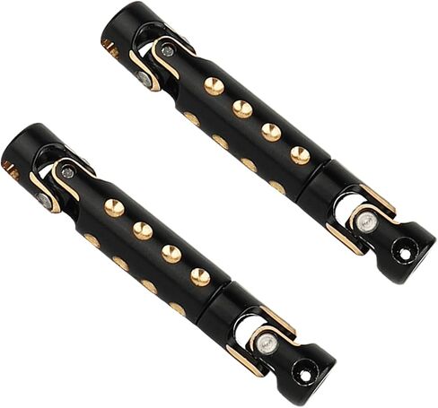 Brass Black Coating Drive Shafts with Round Shaped Hole for Axial AX24 1/24 RC Crawler Metal Driveshaft Upgrade Part in Saudi Arabia