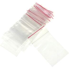 Homeford Mini Plastic Zip-Lock Bags, 2-Inch, 180-Count