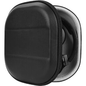 Geekria Shield Headphones Case Compatible with Skullcandy CrusherANC2, CrusherANC, CrusherEvo, HeshANC, HeshEvo, Riff2 Case, Replacement Hard Shell Travel Carrying Bag with Cable Storage (Black)