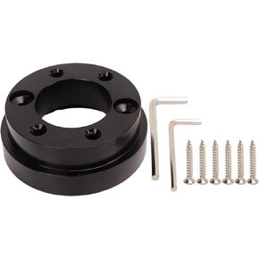 70mm Racing Steering Wheel Adapter Plate, Aluminium Alloy Steering Wheel Hub Adapter Compatible with Logitech G25, G27, G29, G920 Car Accessory, Caoealxv8nmrh6zp