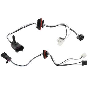 CARMOCAR المصباح الأمامي الأسلاك تسخير 2 قطعة 68193062AB 68193062AA متوافق مع 2009-2017 دودج رام 1500/2500/3500/4500/5500 للهالوجين الرباعي فقط in Kuwait