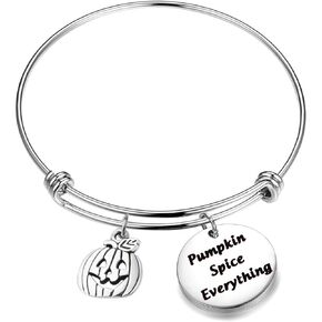 Autumn Bracelet Pumpkin Spice Everything Fall Jewelry Hostess Wife Gift