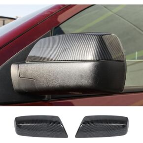 Hoolcar Door Side Rear-View Mirror Cover Trim for 2014-2018 Chevrolet Silverado GMC Sierra, Carbon Fiber