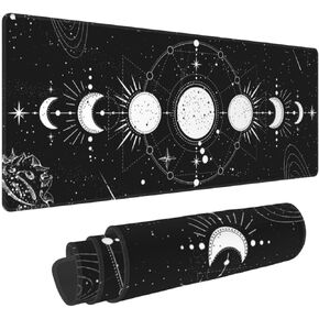 لوحة ماوس ألعاب Dreamcatcher Mystical Moon XL، لوحة ماوس مطاطية كبيرة غير قابلة للانزلاق، وسادة مكتب ذات حواف مخيطة، وسادة ماوس طويلة ممتدة، 31.5 بوصة × 11.8 بوصة in Kuwait