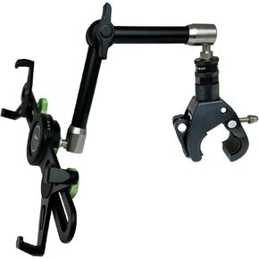 Flex Yoke Articulated Arm Sport Mount and Universal Cradle Kit for Any 7"-11" iPad Mini Air Pro Android Tablet PC Airplane Car RV Truck Boat Steering Wheel Dash Mounting