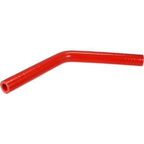 X AUTOHAUX 13mm 0.51" ID 45 Degree Elbow Silicone Reducer Hose Pipe Bend Turbo Water Intercooler Red