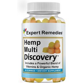 Natural Hemp Multivitamin Gummies for Pain, Sleep and Stress Relief, No Harmful Dyes, Transparent Hemp Oil Dosage, Non-Habit Forming, Natural Alternative - Gluten-Free, Non-GMO - 30 Servings