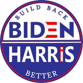 ملصق انتصار بايدن هاريس - جو وكامالا يعيدان بناء ملصق فريق الرئيس بشكل أفضل (3 × 3 بوصة) | لسيارة الوفير نافذة الكمبيوتر المحمول هيدرو قارورة التصويت الديمقراطي-ic 2020 الانتخابات أفضل من المغناطيس in Kuwait