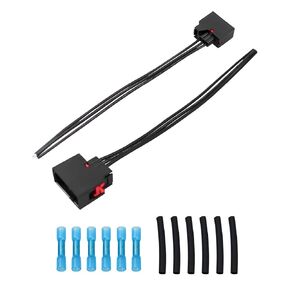 TIKSCIENCE Front Turn Signal Connector Plug Harness Replace 68065016AB Fit for Jeep Wrangler JK 2007 2008 2009 2010 2011 2012 2013 2014 2015 2016 2017 2018