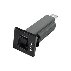 W Type 5 Amp Thermal Circuit Breaker Fuse, W28-XQ1A-5 - Quick Connect, Snap-in (5A, 3 Pack)