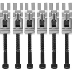 6 PCS/Set Double Locking Systyem Locked Saddles for Guitar Tremolo Bridge with Saddle Blocks