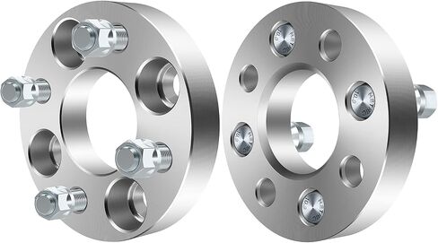 ECCPP 2x 1 inch Wheel Spacers Adapters 4x100 to 4x100 4 Lug Fit for 2004-2011 for Aveo 2006-2010 for Fit 1988-2005 for Civic with 12x1.5 Studs in Saudi Arabia