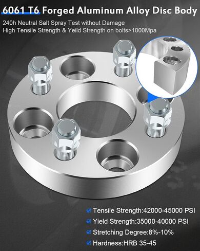 ECCPP 2x 1 inch Wheel Spacers Adapters 4x100 to 4x100 4 Lug Fit for 2004-2011 for Aveo 2006-2010 for Fit 1988-2005 for Civic with 12x1.5 Studs in Saudi Arabia