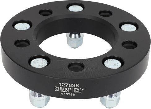 SCITOO 2 قطعة 5x4.75 إلى 5x5 محولات العجلات 1 بوصة تتحمل 87.1 مم ترصيع 12x1.5 5 فواصل عجلة العروة لا تناسب محور شيفروليه كورفيت 1984-2019، لكاديلاك XLR 2004-2009 in Saudi Arabia
