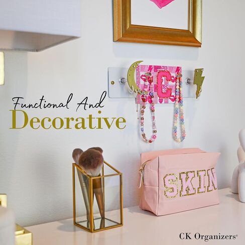Magnetic Wall Mounted Jewelry Organizer | Hanging Jewelry Organizers | Preppy Jewelry Holder Organizer | Trendy Jewelry Organizer For Girls (Small Magnetic Jewelry Organizer) in Saudi Arabia
