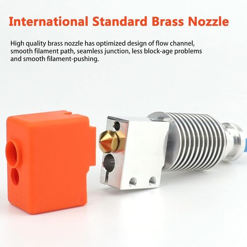جميع المعادن V6 Hotend. ملحقات Hotend V6 J-Head Bowden Extruder Hotend المُحدثة مع 3 مراوح تبريد (3010)، طقم قطع غيار ساخنة لجميع طابعات E3D V6 Makerbot ثلاثية الأبعاد مقاس 1.75 مم (بركان 24 فولت) in Saudi Arabia