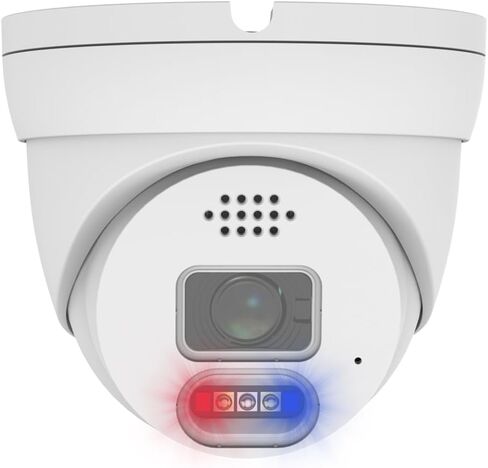 GW Security 16 قناة 4K 12MP NVR H.265+ 8MP نظام كاميرا أمان للرؤية الليلية بالألوان الكاملة مع 16 × 8 ميجابكسل IP ثنائي الاتجاه أضواء إنذار صوتي PoE Dome Security Cameras، كشف الإنسان والمركبات بالذكاء الاصطناعي in Saudi Arabia
