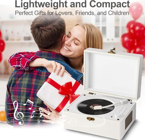 مشغل أقراص مضغوطة محمول للمنزل، مشغل أقراص مضغوطة على شكل حقيبة كلاسيكية مع بلوتوث 5.0، ومكبرات صوت HI-FI قابلة لإعادة الشحن ومشغل أقراص مضغوطة لسطح المكتب للهدايا in Kuwait