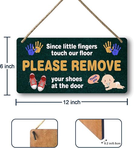 Baby Sleeping Signs For Front Door Please Do Not Knock Or Ring Doorbell Sign No Soliciting Wood Sign Dog Sign Do Not Knock Large For Porch Don'T Touch My Baby Sign Don'T Disturb Doorbell Cover 12x6 In in Saudi Arabia