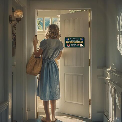 Baby Sleeping Signs For Front Door Please Do Not Knock Or Ring Doorbell Sign No Soliciting Wood Sign Dog Sign Do Not Knock Large For Porch Don'T Touch My Baby Sign Don'T Disturb Doorbell Cover 12x6 In in Saudi Arabia