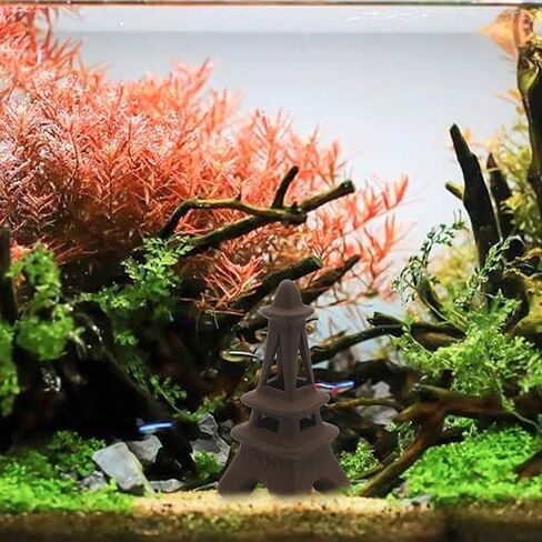 Saim Aquarium Mini السيراميك زينة برج الزينة اكسسوارات خزان الأسماك مخبأ منزل حوض السمك ديكور لسمكة البيتا الروبيان Cichlid للعب والاختباء والراحة in Saudi Arabia
