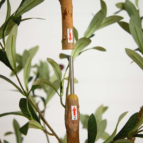 Nearly Natural Olive Tree Artificial Indoor 7FT Tall Silk Faux Olive Tree for Home and Office Decor, Fake Potted Olive Tree with Natural Wood Trunk, Realistic Olive Tree Branches and Lifelike Fruits in Saudi Arabia
