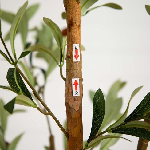 Nearly Natural Olive Tree Artificial Indoor 7FT Tall Silk Faux Olive Tree for Home and Office Decor, Fake Potted Olive Tree with Natural Wood Trunk, Realistic Olive Tree Branches and Lifelike Fruits in Saudi Arabia