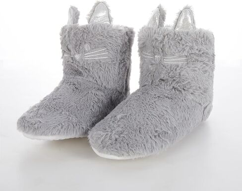 زوجان من النعال النسائية الدافئة الناعمة اللطيفة على شكل حيوانات مريحة وغير قابلة للانزلاق كهدية منزلية للشتاء in Kuwait