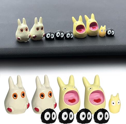 8 قطع لطيف السخام العفاريت مرآة الرؤية الخلفية الديكور لوحة سيارة الزينة المرايا ديكور الداخلية الرؤية الخلفية تقليم تزيين مضحك العفريت الديكورات الخارجية شاحنة الملحقات in Kuwait