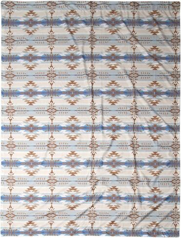 Carstens Stack Rock Southwestern Curtain Panel Set 54x84, White (JQ415) in Saudi Arabia