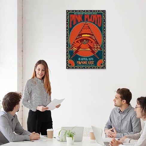 MAIDOU Vintage Progressive Rock Poster 70s 80s 90s Retro Bedroom Decor Wall Art Concert Poster Old Music Album Cover Print 12x18inch(30x45cm) Unframe-style-9 in Saudi Arabia