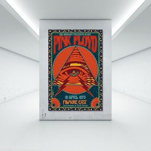 MAIDOU Vintage Progressive Rock Poster 70s 80s 90s Retro Bedroom Decor Wall Art Concert Poster Old Music Album Cover Print 12x18inch(30x45cm) Unframe-style-9 in Saudi Arabia